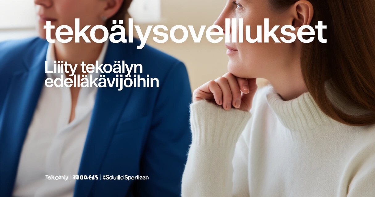 Liity tekoälyn edelläkävijöihin